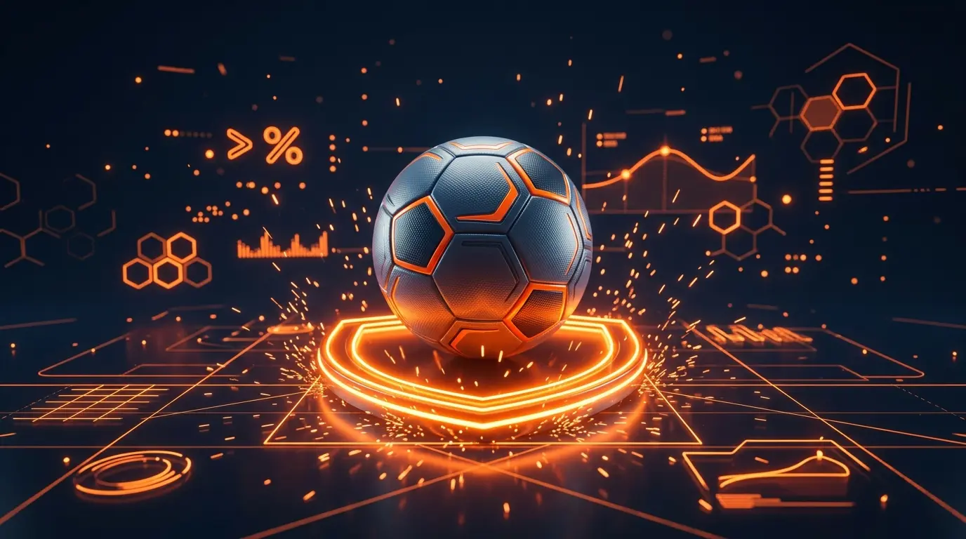 Pelota de fútbol sobre un escudo naranja: Primer Apuesta sin Riesgo de Betsur